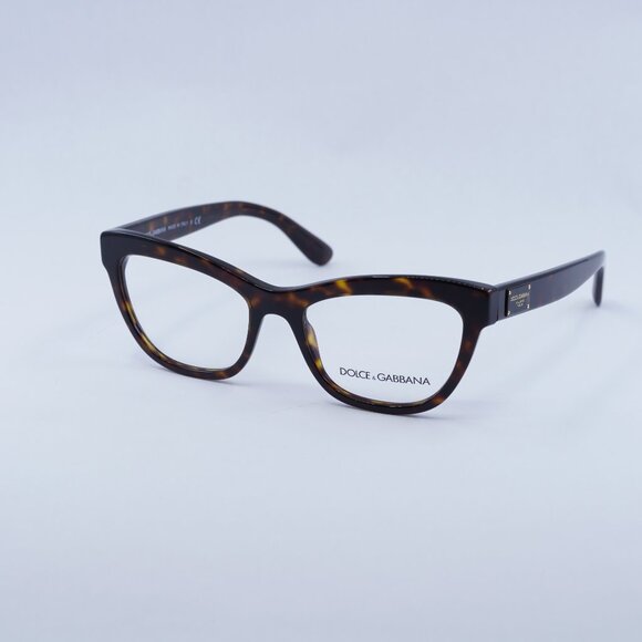 🕶️ New Dolce & Gabbana DG3253 502 Eyeglasses - Havana Frame 51mm - Picture 1 of 9